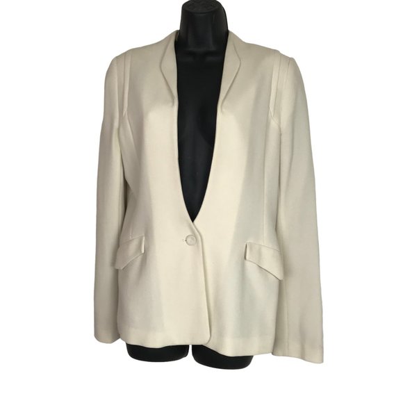 Wilfred Jackets & Blazers - Wilfred Cream One Button  Blazer Size 8
